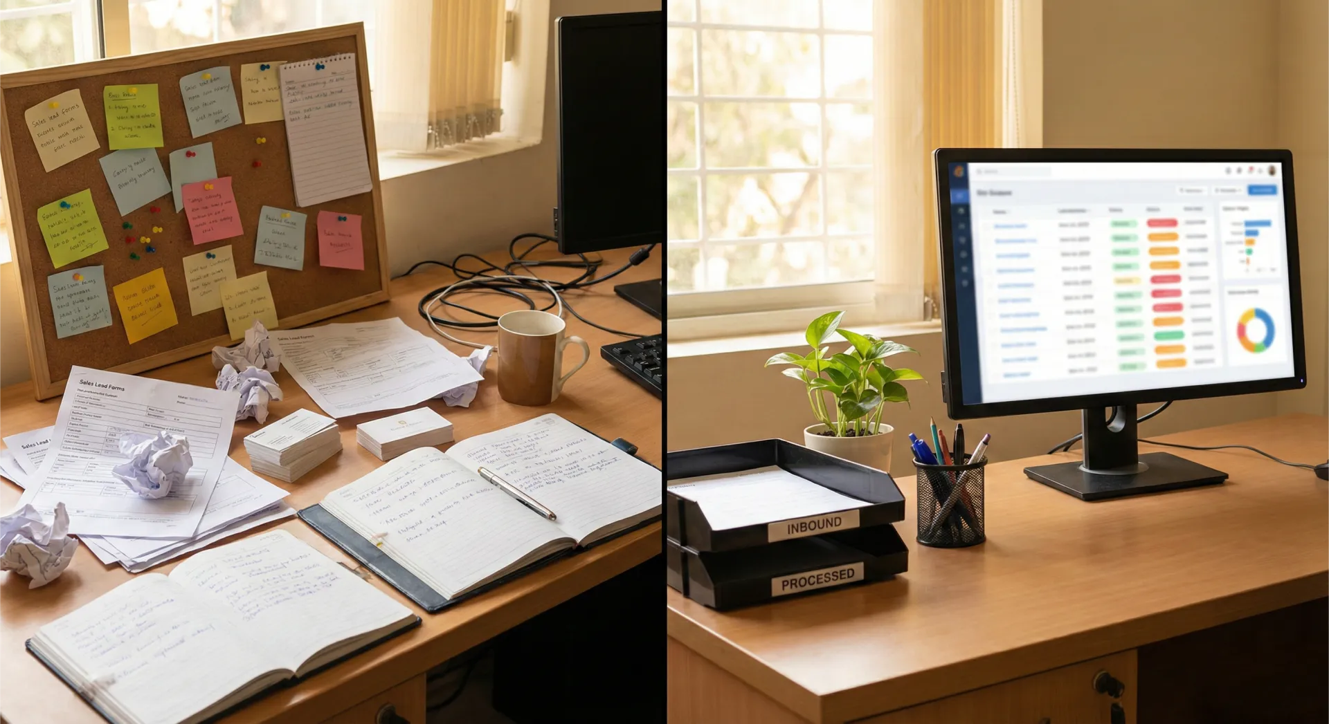 A clean internal CRM built around their workflow.